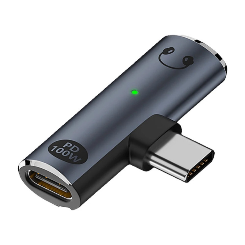 Audio-adapter Type-C naar 3,5 mm en PD 100 W opladen