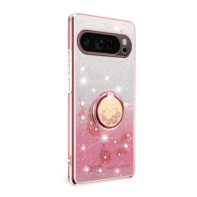 Hardcase Google Pixel 10 / 10 Pro Strass en steunring KADEM
