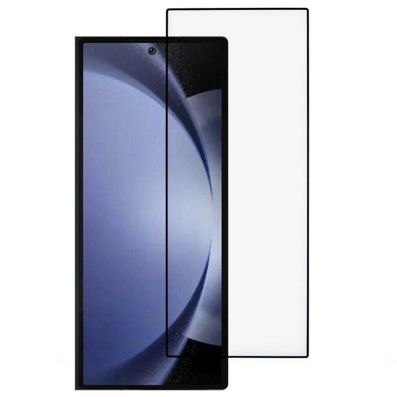 Gehard glas bescherming voor Samsung Galaxy Z Fold 7 5G binnenscherm (zwarte rand)