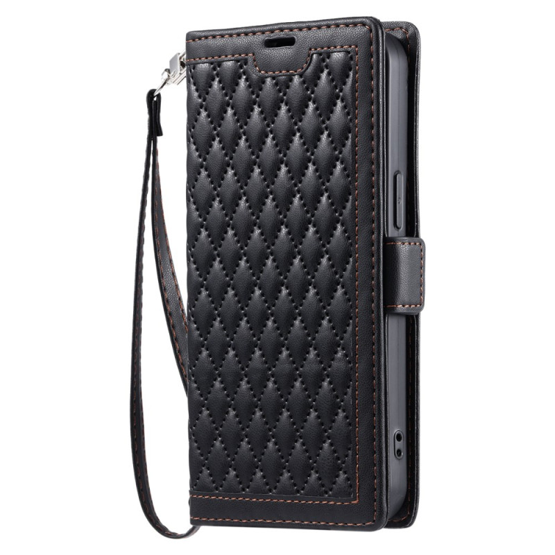 Motorola Edge 60 Pro Gewatteerde Hoes met Koord