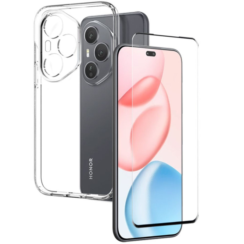 Honor 400 Pro Transparant Hoesje met Schermbescherming