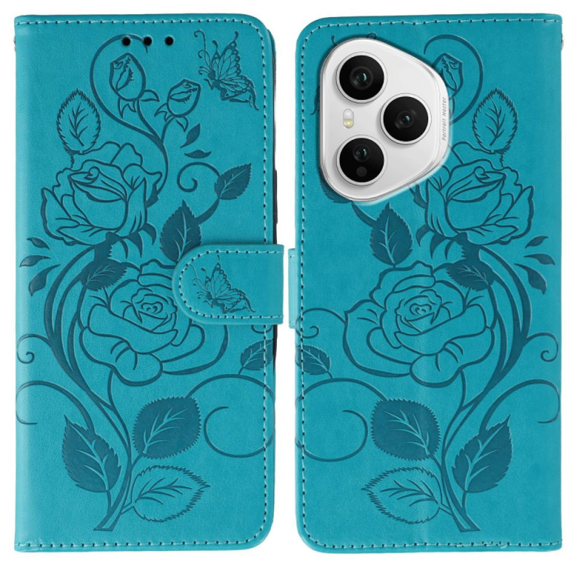 Honor 400 Pro etui met bloemenprint