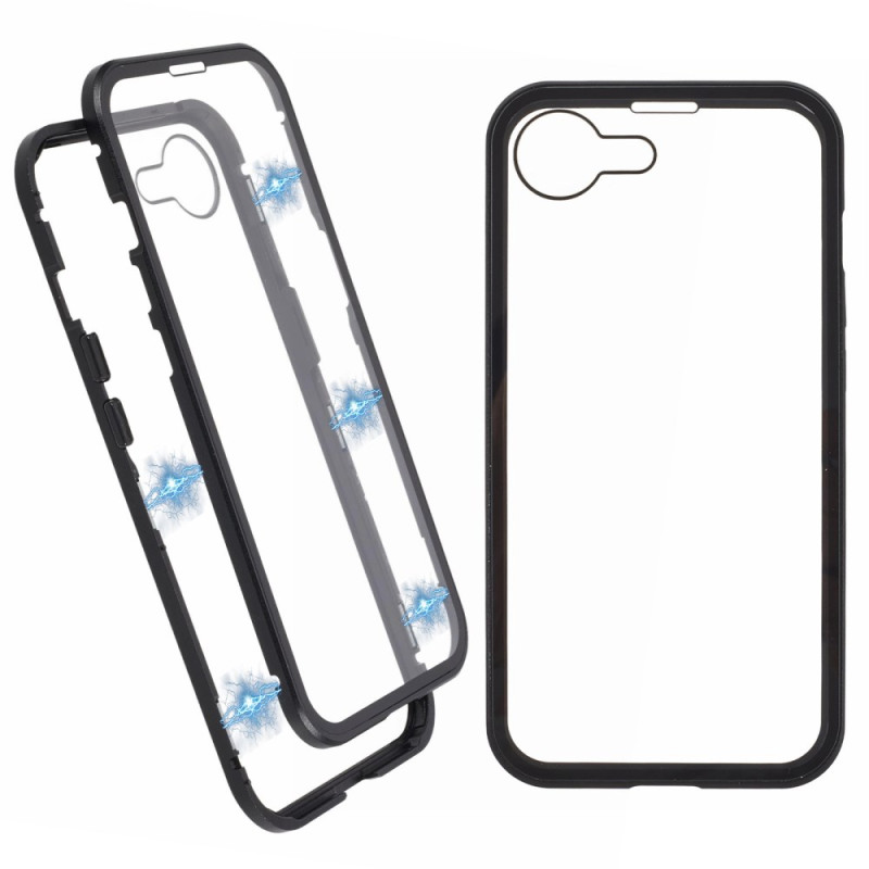 iPhone 16E Gehard glas en metalen behuizing