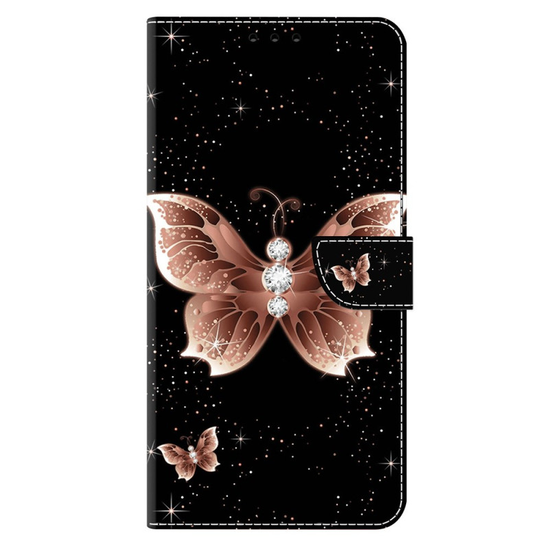 Honor 400 Roze Vlinder Etui