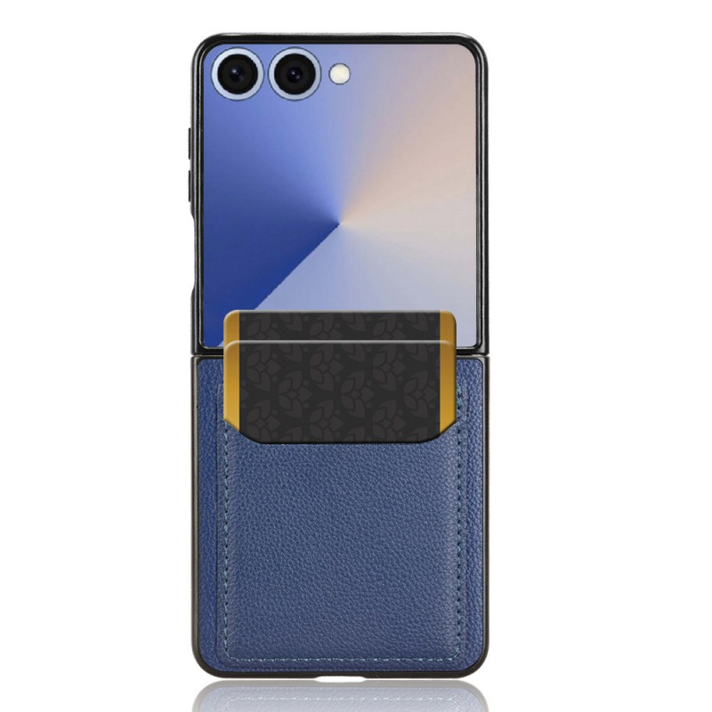 Samsung Galaxy Z Flip 7 Lederen Stijl Hoesje Kaart etui