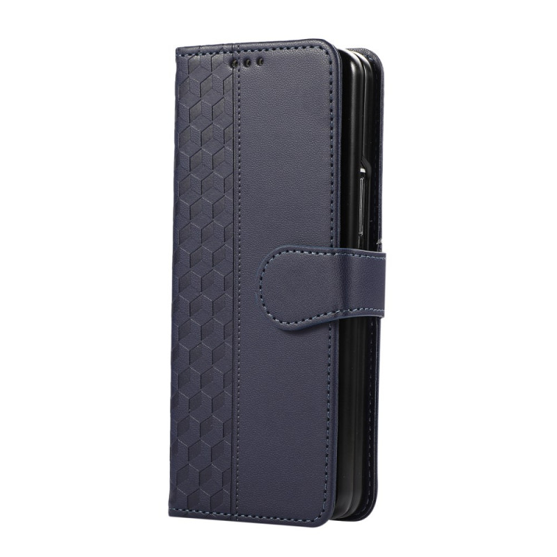 Samsung Galaxy Z Fold 7 hoesje met reliëf en riempje