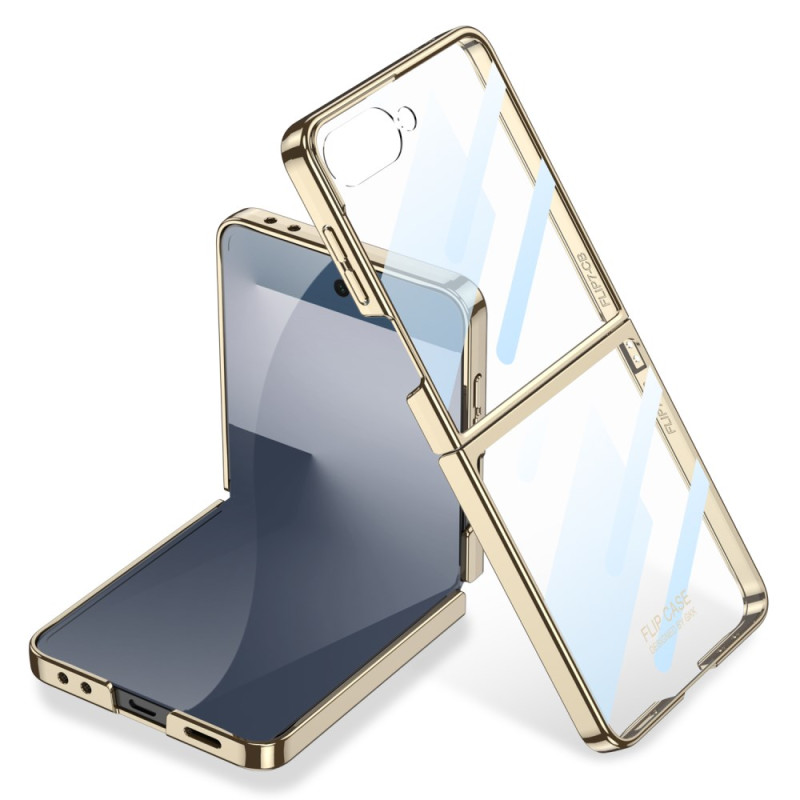 Samsung Galaxy Z Flip 7 Screen Protector met Metaal Effect Bezel