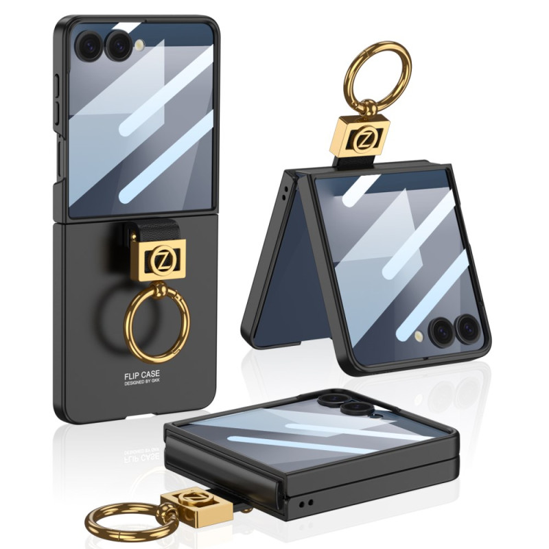 Samsung Galaxy Z Flip 7 hoesje met steunring en screenprotector
GKK