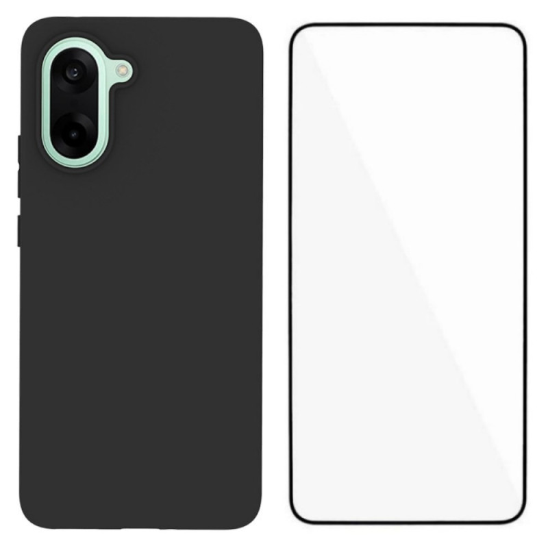 OnePlus Nord CE 5 Silicone Matte Hoesje en Schermbeschermer