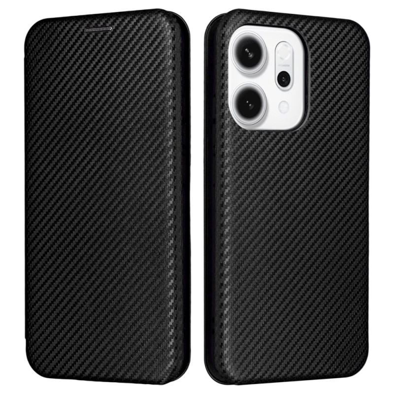 Flip cover Oppo Reno 14 5G Koolstofvezel