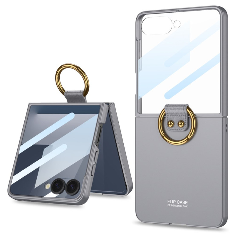 Coque Samsung Galaxy Z Flip 7 Anneau-Support GKK