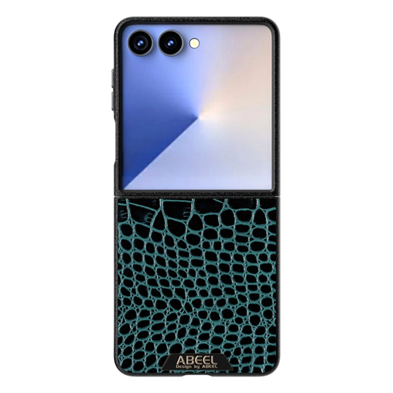 Coque Samsung Galaxy Z Flip 7 Compatible MagSafe Texture Crocodile ABEEL