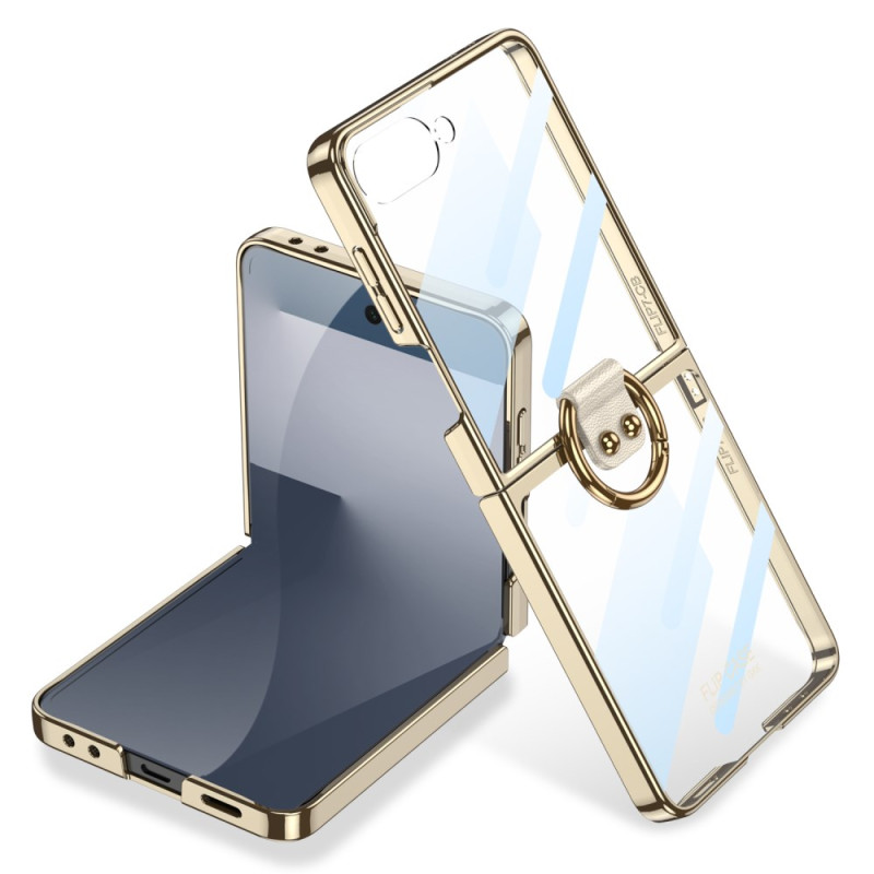 Coque Samsung Galaxy Z Flip 7 Film Protecteur et Support-Anneau GKK