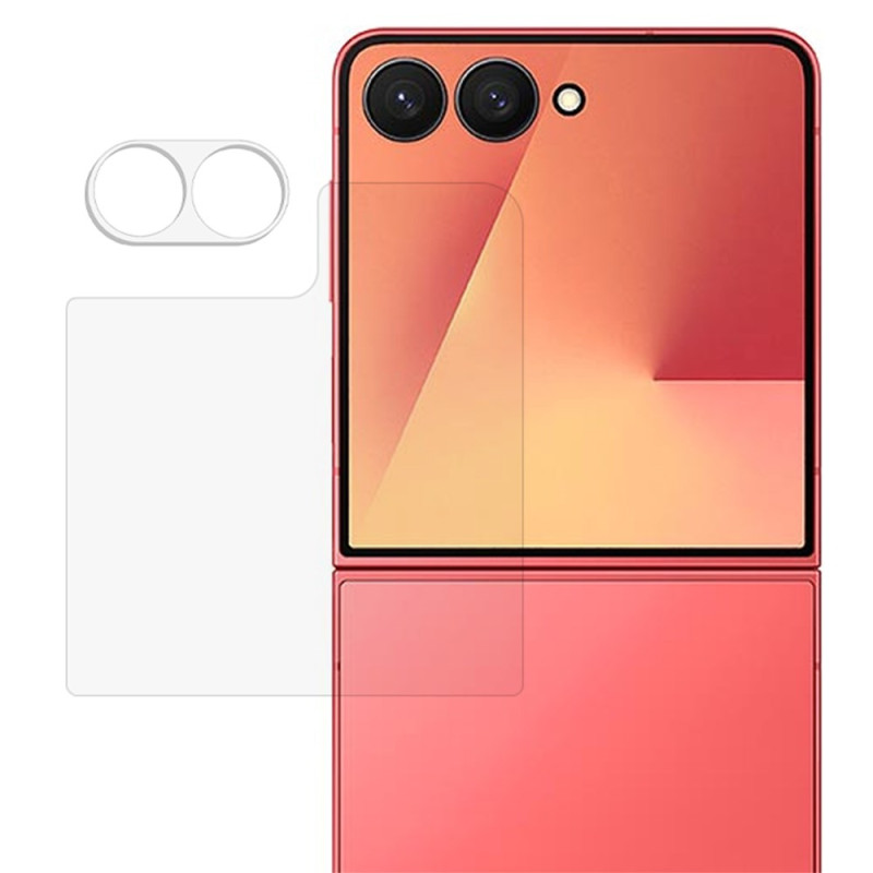Gehard glas beschermers voor Samsung Galaxy Z Flip 7 buitenscherm en lens