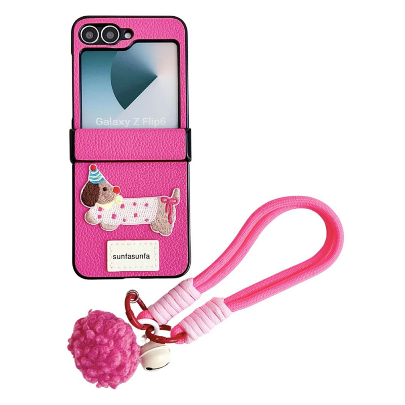 Samsung Galaxy Z Flip 7 FE / Z Flip 6 Ontwerp Fun Case met Riempje
