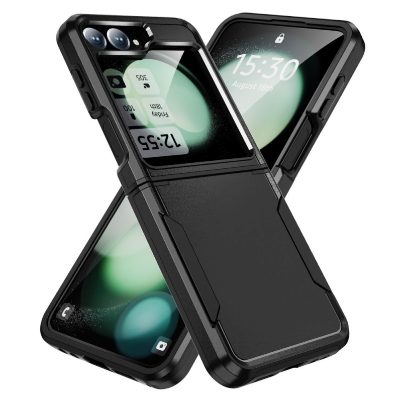Samsung Galaxy Z Flip 7 FE / Z Flip 6 Robuust Metalen Effect Hoesje