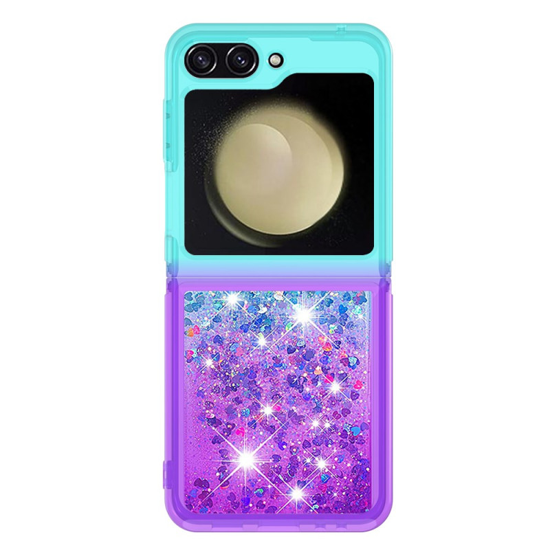 Hoesje pSamsung Galaxy Z Flip 7 FE / Z Flip 6 Glitter Kleurverloop