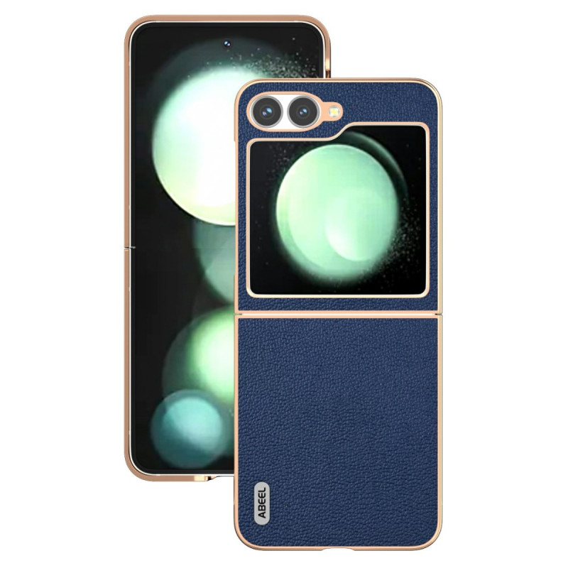 Samsung Galaxy Z Flip 7 FE / Z Flip 6 Classic Lederen hoesje ABEEL