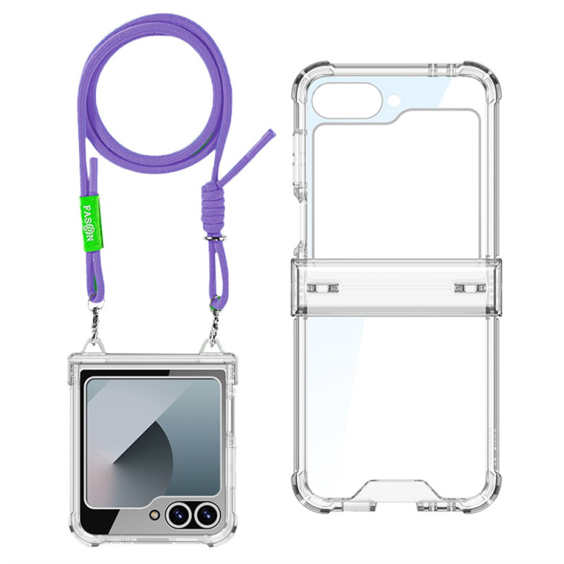 Samsung Galaxy Z Flip 7 FE / Z Flip 6 Transparant String Hoesje