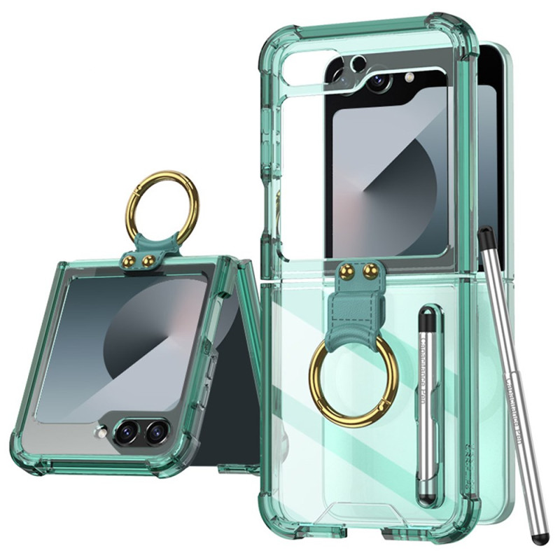 Hoesje Samsung Galaxy Z Flip 7 FE / Z Flip 6 Ring-ondersteuning en Stylus
