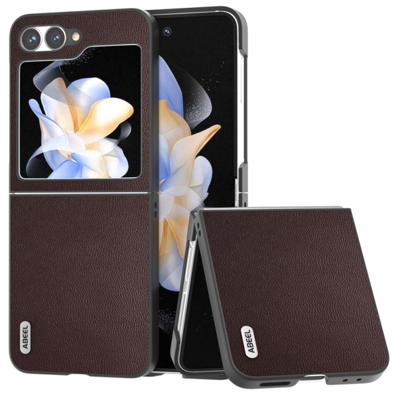 Hoesje Samsung Galaxy Z Flip 7 FE / Z Flip 6 Subtiel Leer