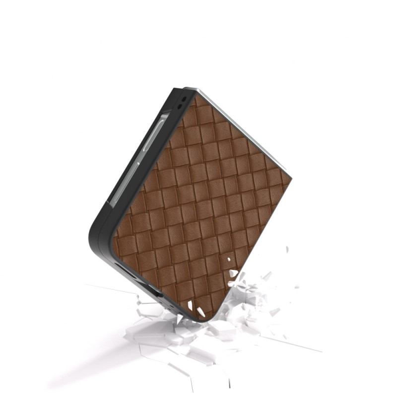 Hoesje Samsung Galaxy Z Flip 7 FE / Z Flip 6 Textuur Geweven