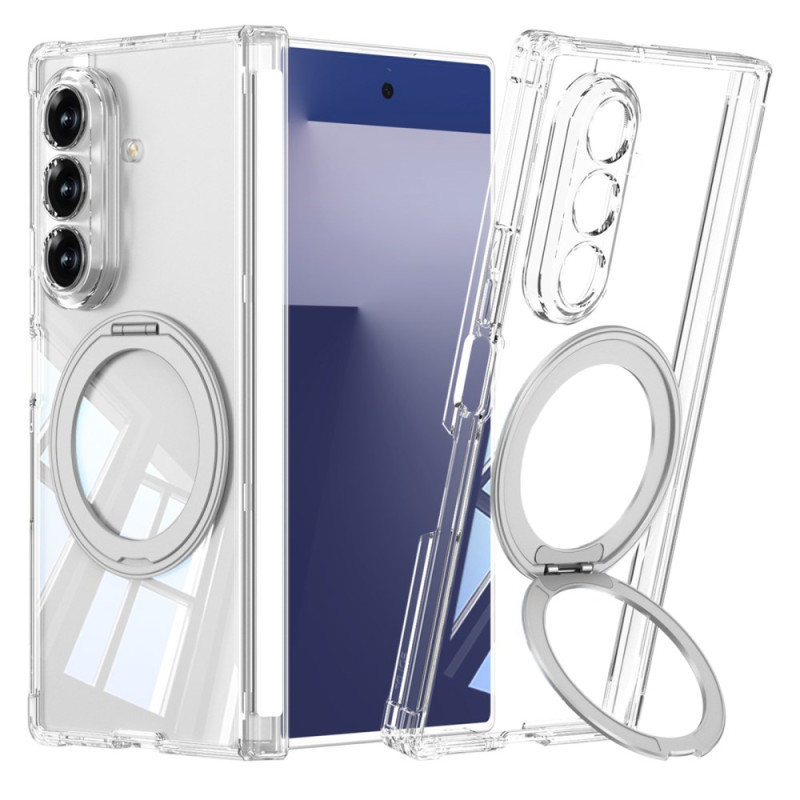 Samsung Galaxy Z Fold 7 5G Magnetisch hoesje Transparant met standaard