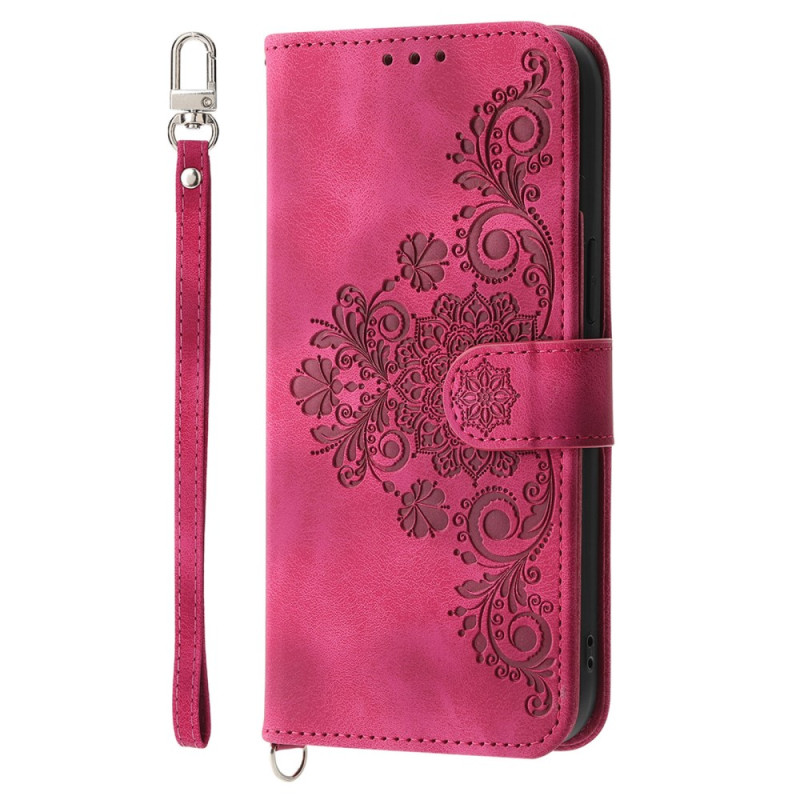 Oppo Reno 14 Pro 5G Suede Lace Case met Koord
 en Schouderriem
