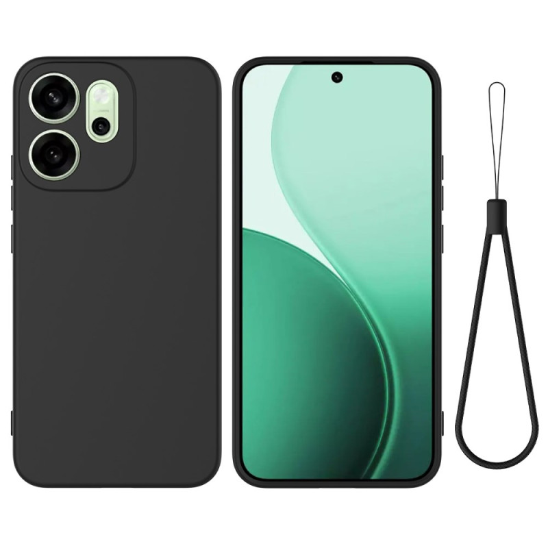 Oppo Reno 14 F 5G Vloeibaar Silicone Sleutelkoord Hoesje