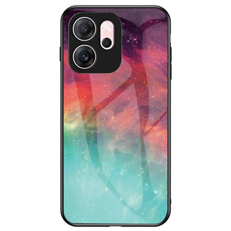 Oppo Reno 14 F 5G Geval Hemel met gehard glas