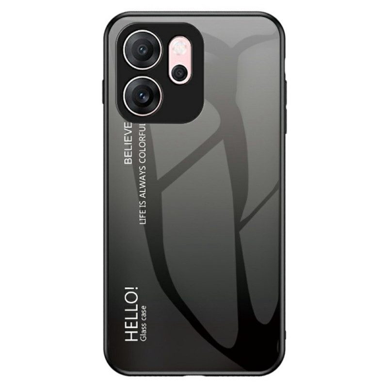 Oppo Reno 14 F 5G Geval van gehard glas Hallo