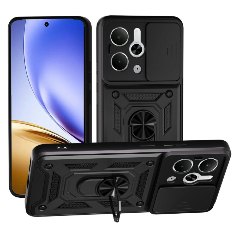 Etui Realme 14 5G / P3 5G Schuifsluiting voor camera en standaard