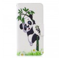 Huawei P30 Panda Hoesje Op Bamboe