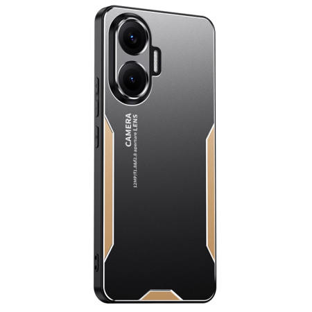 Poco F7 Metalen Effect Hoesje