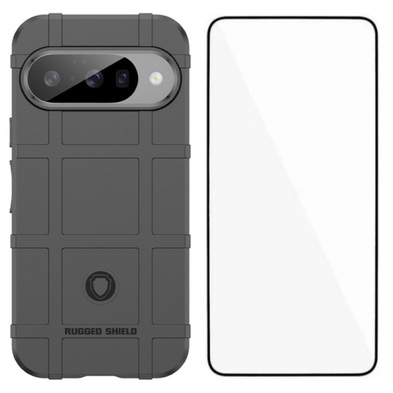 Google Pixel 10 Rugged Shield Case met Screen Protector