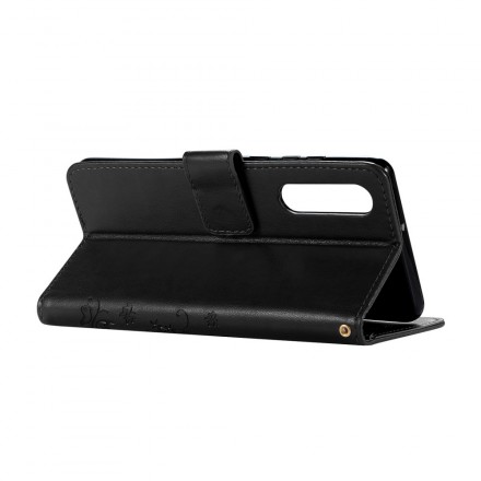 Hoesje Huawei P30 Vlinders en Bloemen