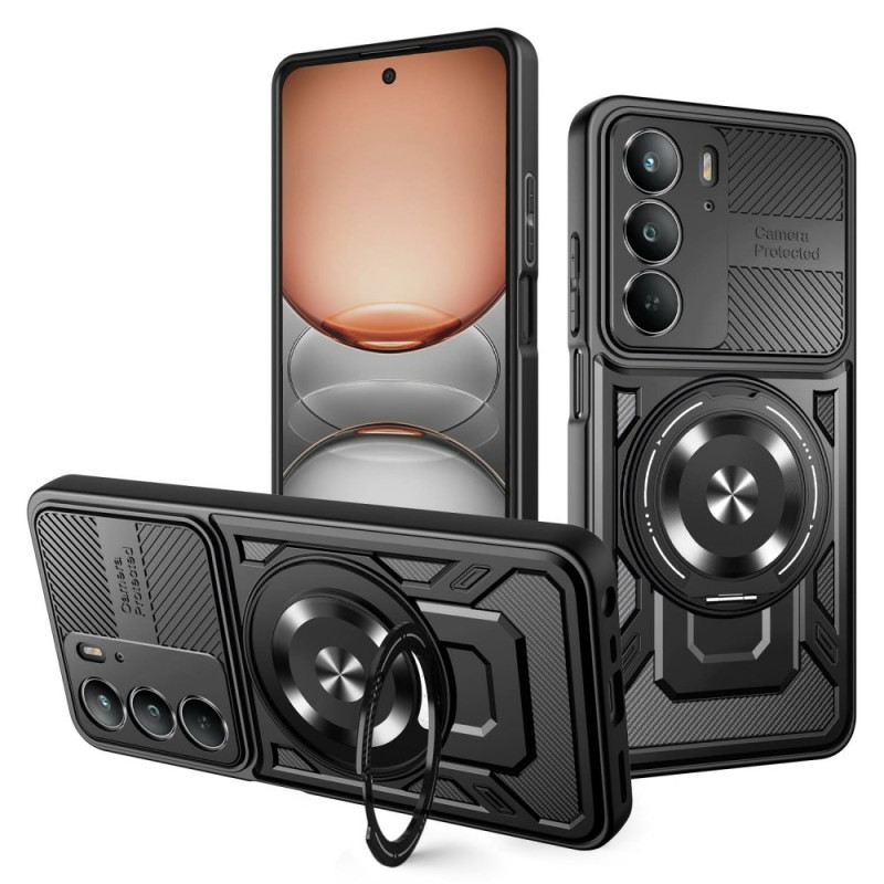 Realme 14X 5G magnetische behuizing met roterende ondersteuning