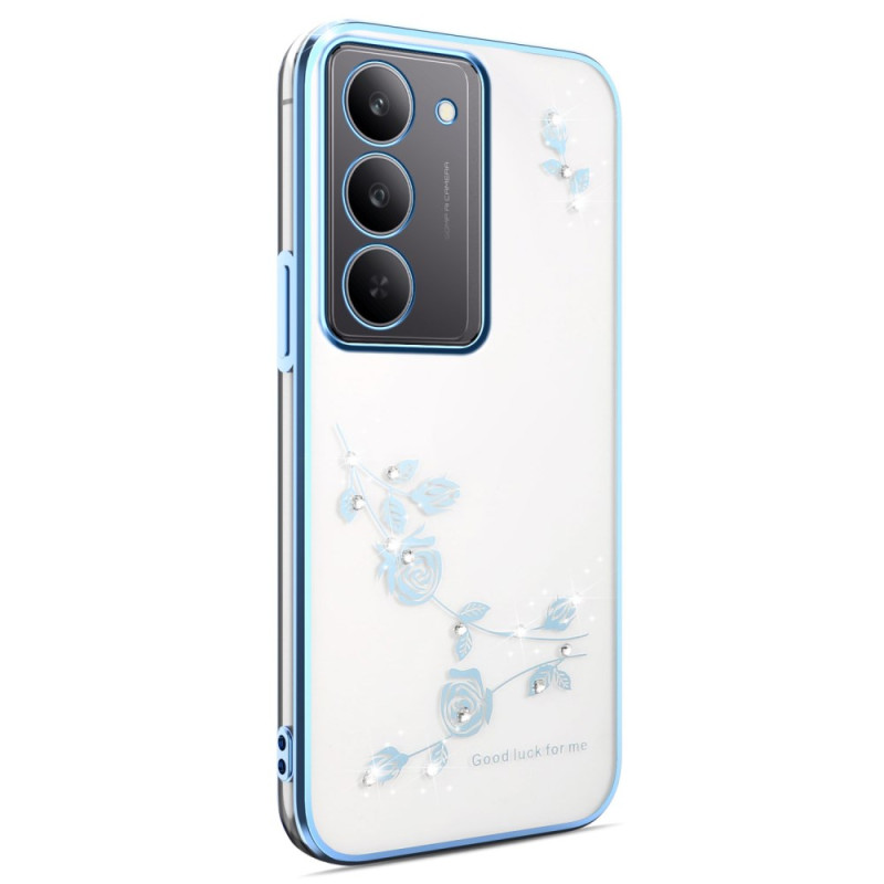 Realme 14X 5G Schelp Bloemen en Strass Decoratie KADEM