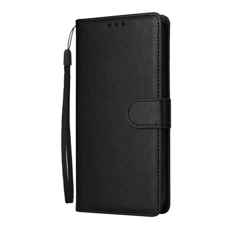 Etui Realme Note 60 Effen Leren Effect