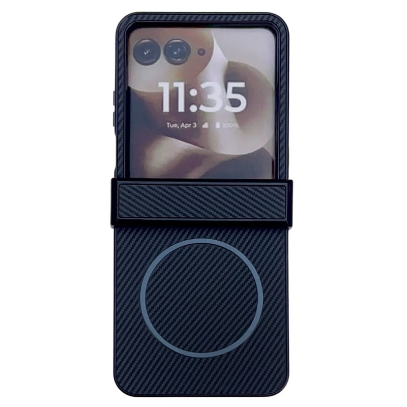 Motorola Razr 60 Ultra MagSafe hoesje koolstofvezel compatibel