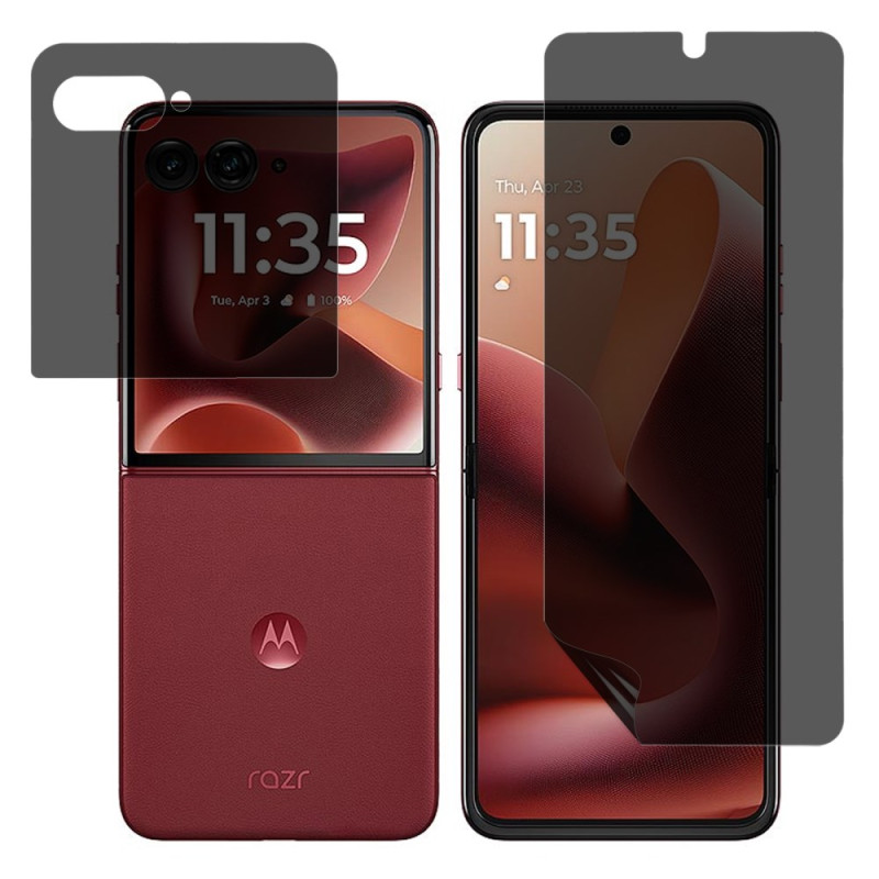 Anti-Espion Scherm Beschermer Set voor Motorola Razr 60 Ultra 5G Scherm