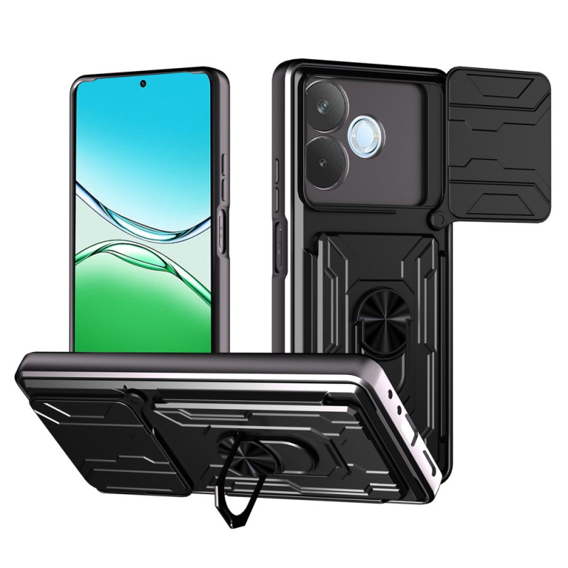 Oppo A5 Pro 5G Beschermend Camerahoesje en Draagring