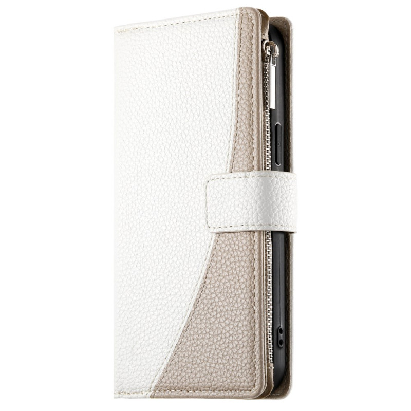 Oppo A5 Pro 5G / 4G Tweekleurig hoesje met riem