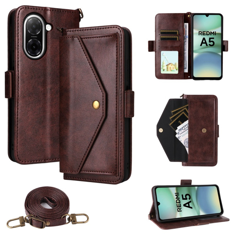 Xiaomi Redmi A5 Portemonnee Hoesje met Schouderband