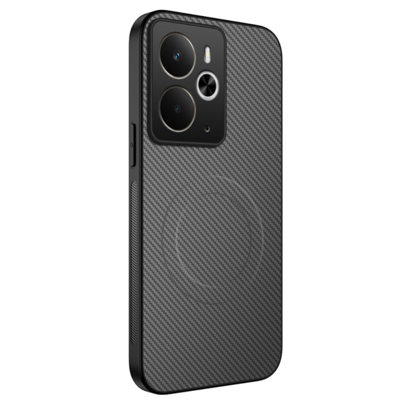 Realme 14 5G MagSafe-compatibele koolstofvezel hoes