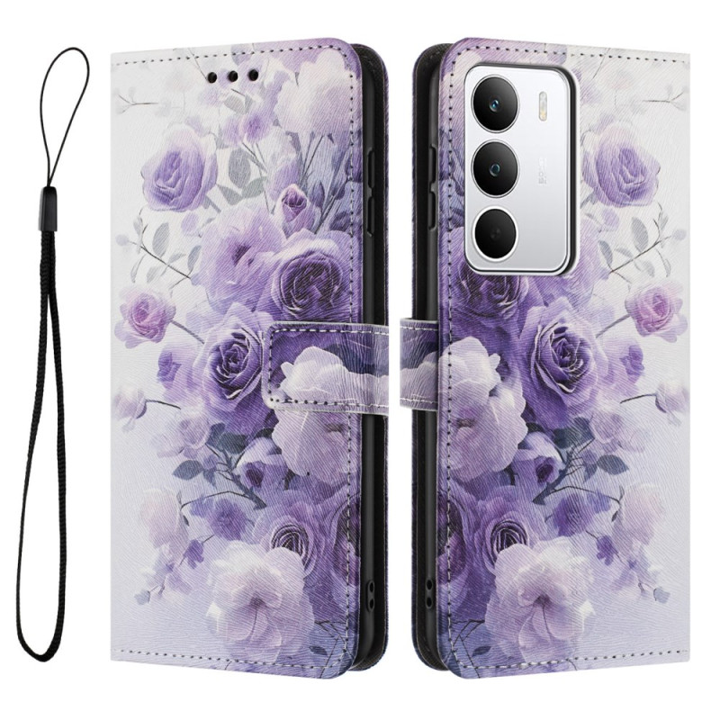 Realme C71 Paars Bloemetui