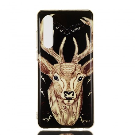 Huawei P30 Hoesje Majestic Stag Fluorescerende