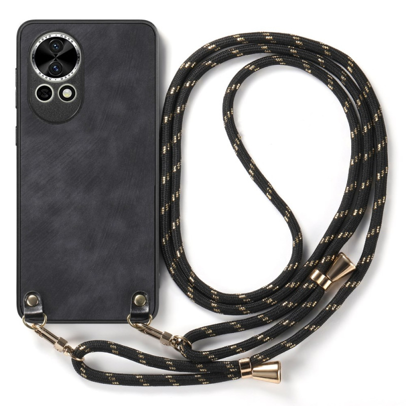 Huawei Nova 13 hoesje met snoer in kunstleer