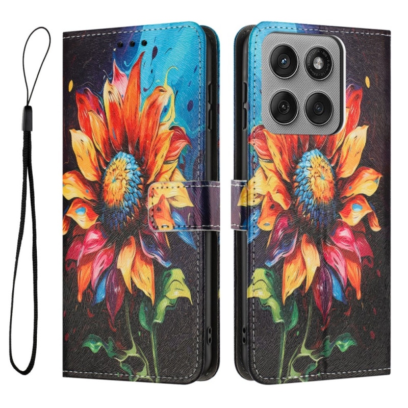 Hoesje Motorola Edge 60 Pro Zonnebloempatroon