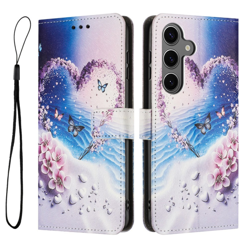 Samsung Galaxy S25 FE Hoesje Hart en Vlinders